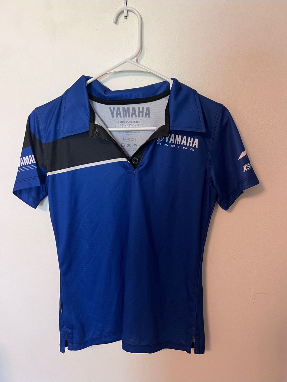 Yamaha Racing Women’s V-Neck Polo Shirt